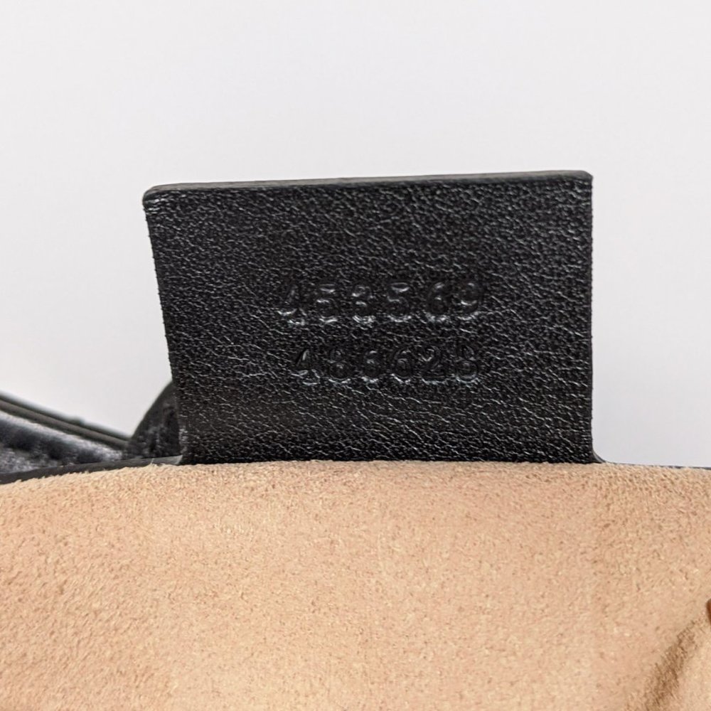 SOLD Gucci Black Marmont Gg Matelasse Tote - Picture 5 of 9